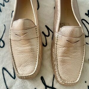 Cole Haan Metallic Leather Loafers